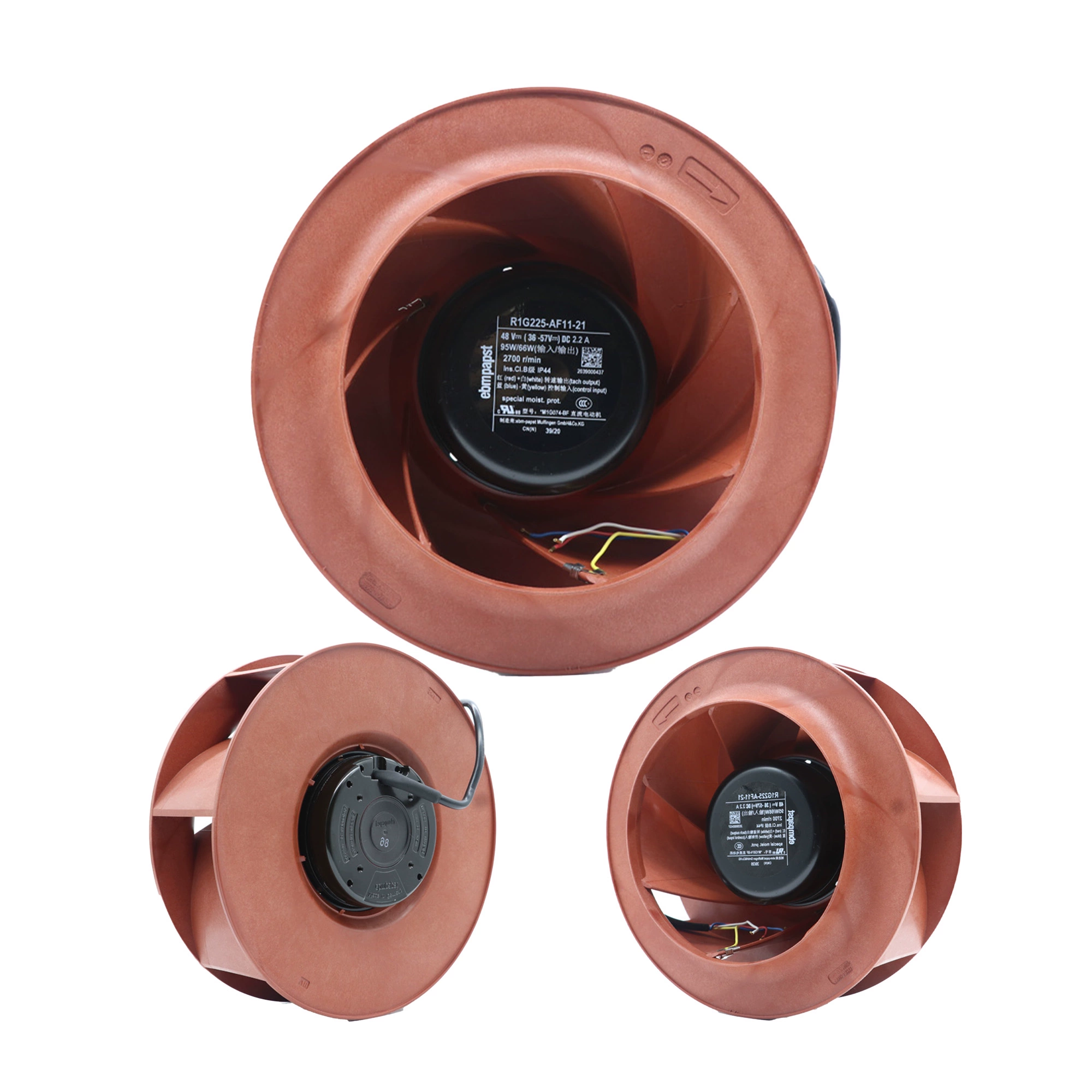 R1G225-AF11-21 ebmpast 48V 2.2A centrifugal fan R1G225-AF11-21 ebmpast 48V 2.2A centrifugal fan