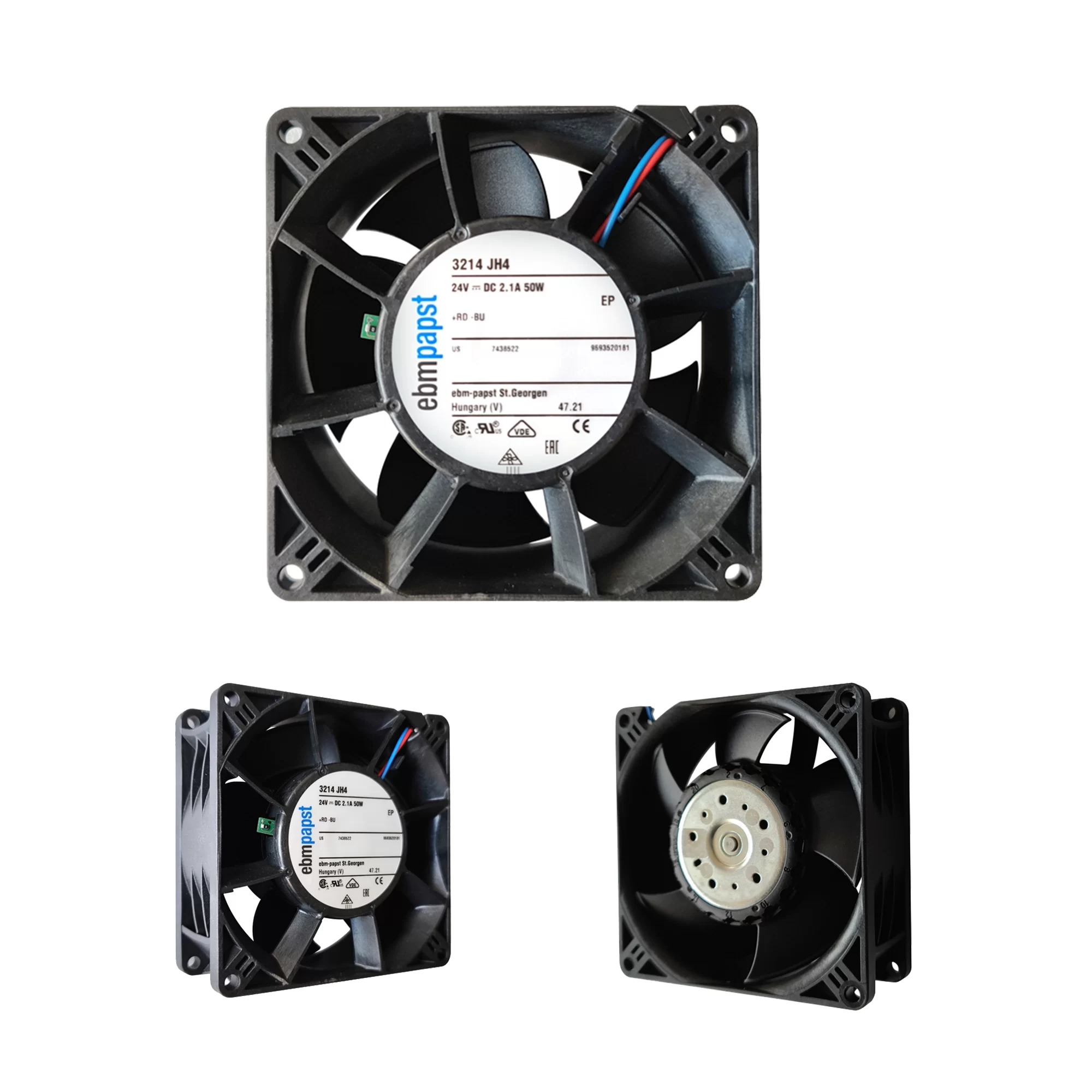 3214JH4 ebmpapst 9238 24V 2.1A 50W inverter fan 3214JH4 ebmpapst 9238 24V 2.1A 50W inverter fan