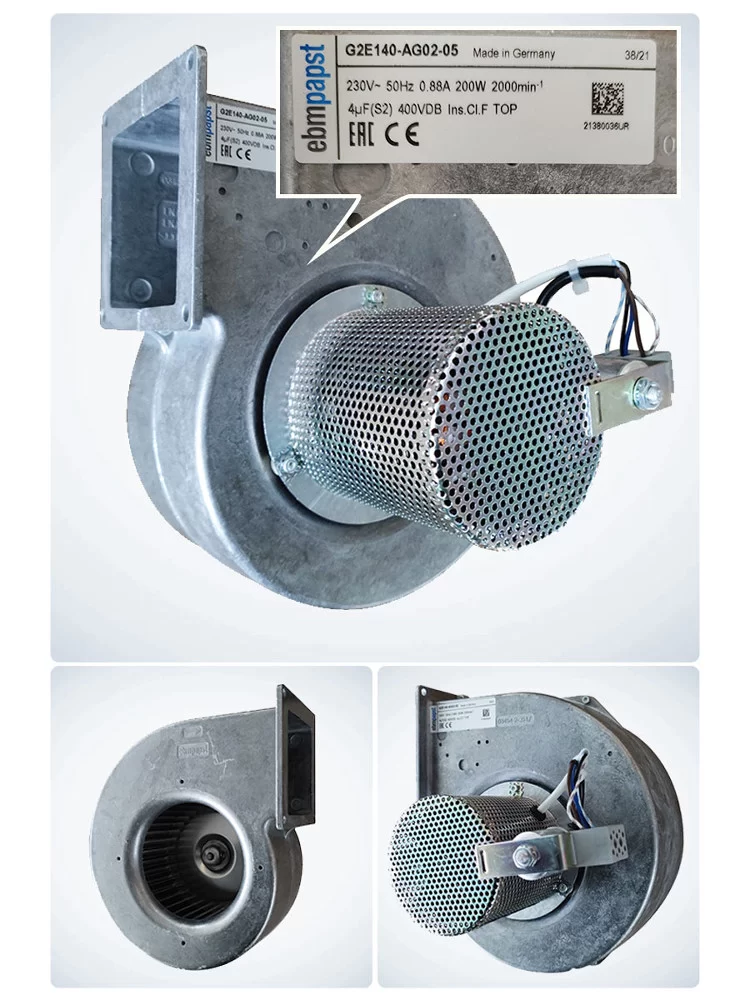 G2E140-AG02-05 ebmpapst 230V 200W centrifugal fan G2E140-AG02-05 ebmpapst 230V 200W centrifugal fan