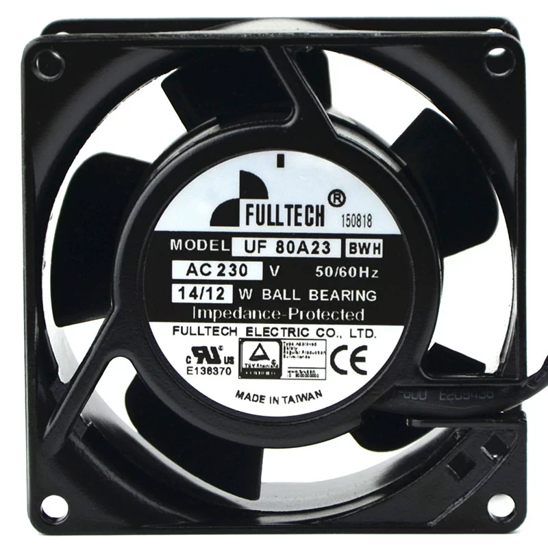 UF80A23-H Fulltech UF-80A23BWH/BTH cabinet axial flow cooling fan