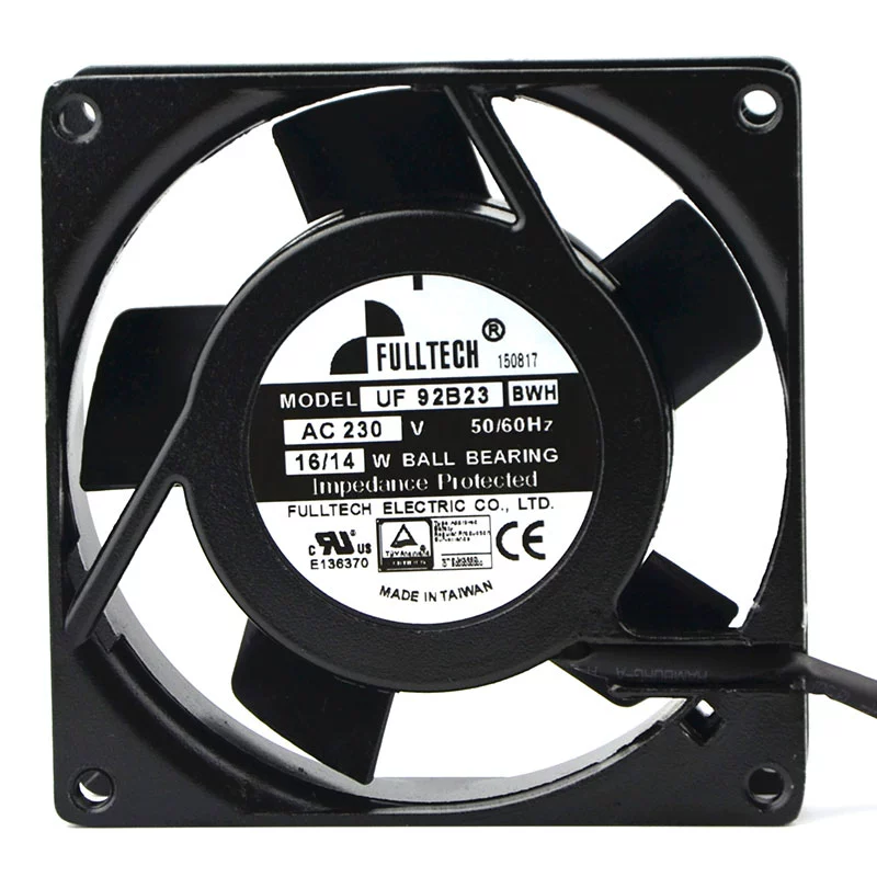 Fulltech UF92B23-H UF-92B23BWH/BTH 9CM axial flow 220C silent fan