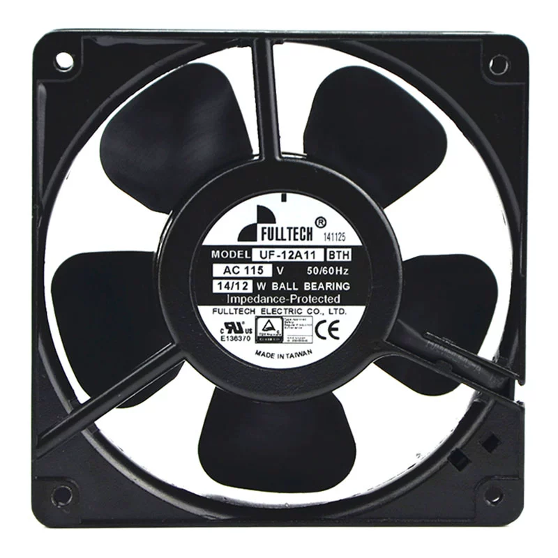 Fulltech UF12A11BTH/BWH 12038 cabinet cooling chassis ventilation 115V fan