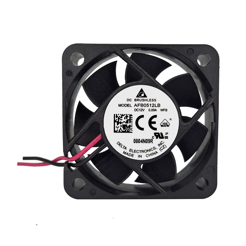 AFB0512LBWFB Delta 12V 0.09A two-wire 50*50*15mm DC fan