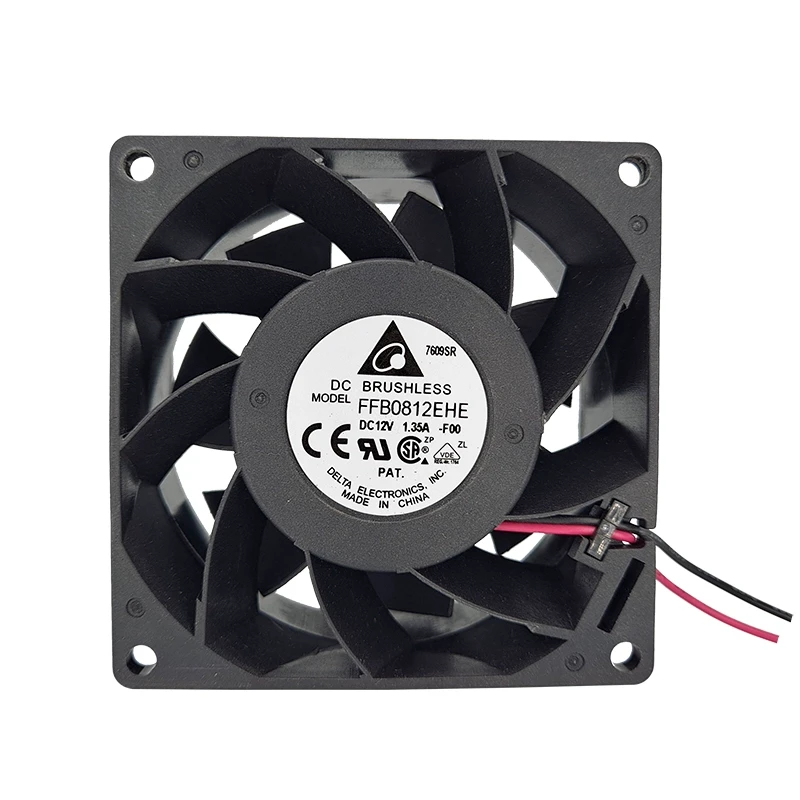 FFB0812EHE-F00 DC12V 1.35A 8038 Delta fan