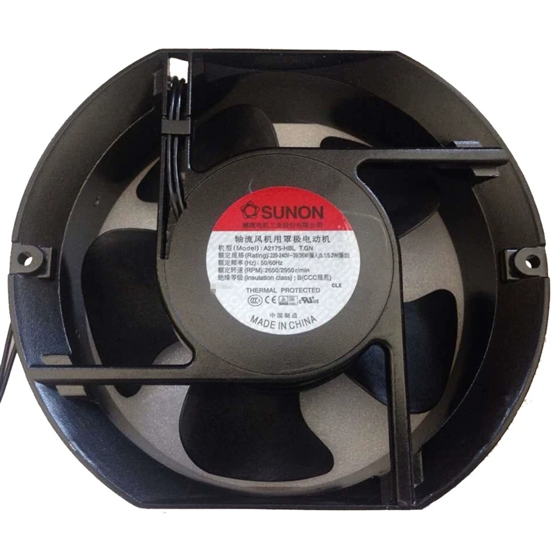 SUNON A2175-HBL T.GN A2175-HBL TC.GN axial flow fan shaded pole motor 220V