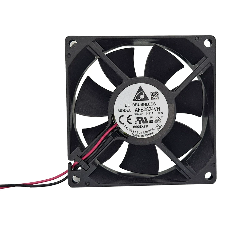 Delta AFB0824VH7FN 24V 0.21A 3600RPM two-wire axial fan