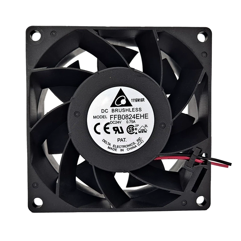 Delta FFB0824EHE 8038 24V 0.75A new double ball axial fan