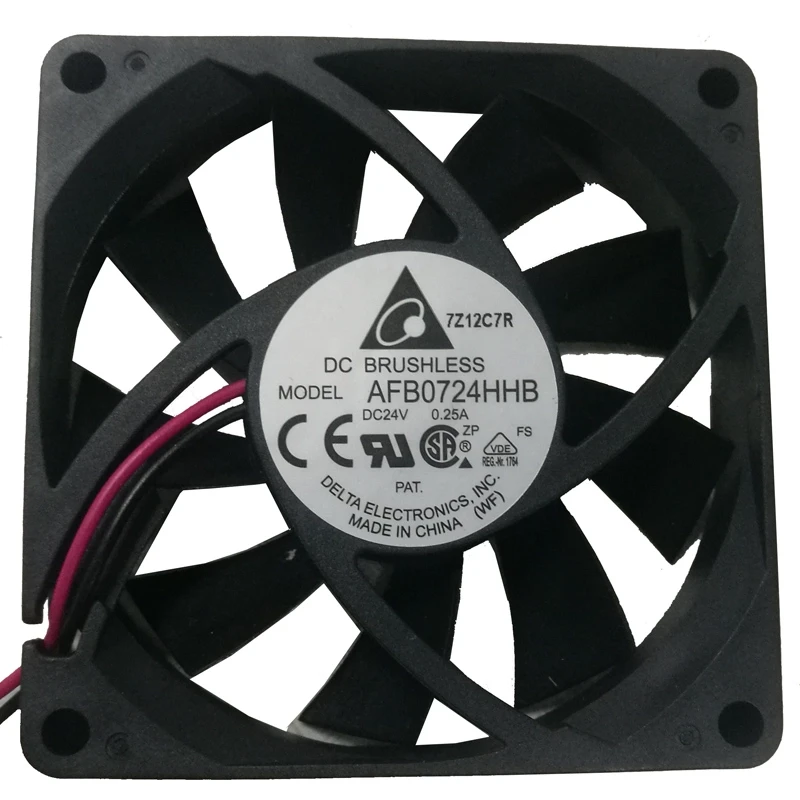 Delta AFB0712HHB DC12V 0.25A 7015 4300rpm fan