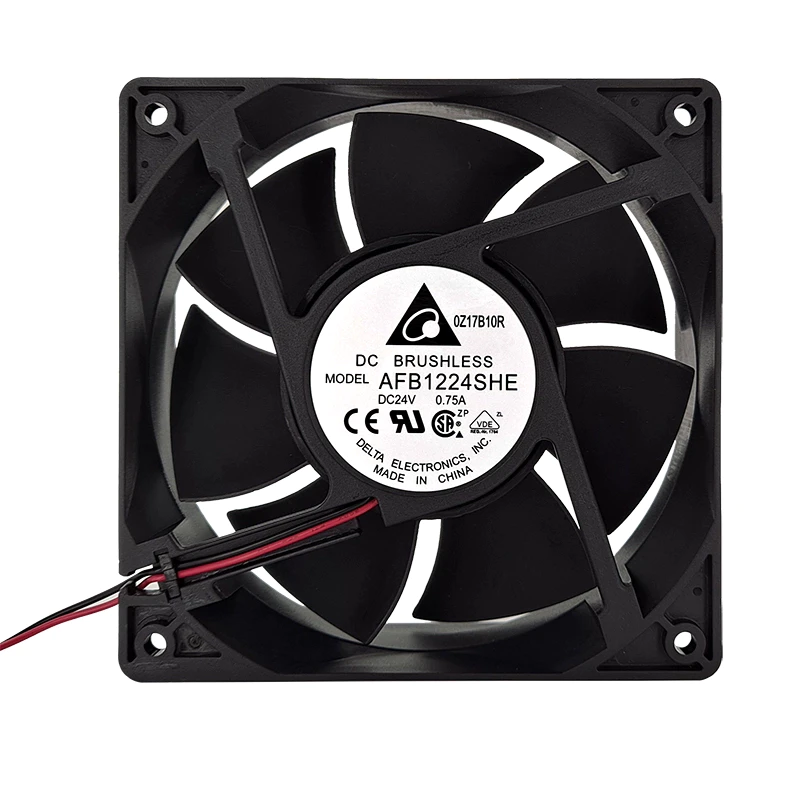 Delta AFB1224SHE 12038 24VDC 0.75A Double Ball Axial Fan