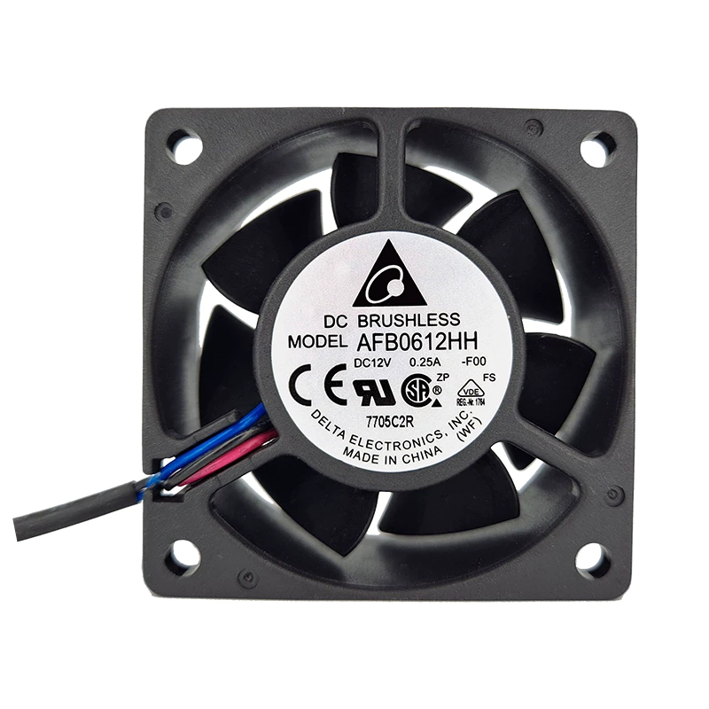 Delta AFB0612HH-F00 12V 0.25A industrial cooling axial flow small fan