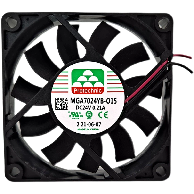 MGA7024YB-O15 24V 0.21A 7015 Protechnic fan