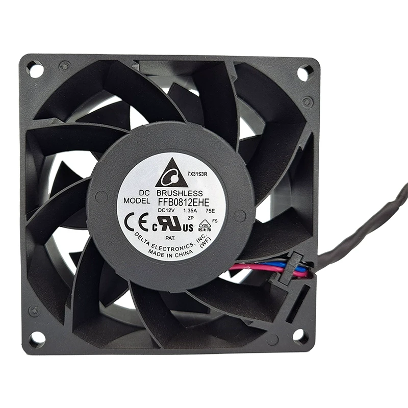 FFB0812EHE-75E 12V Delta DC fan