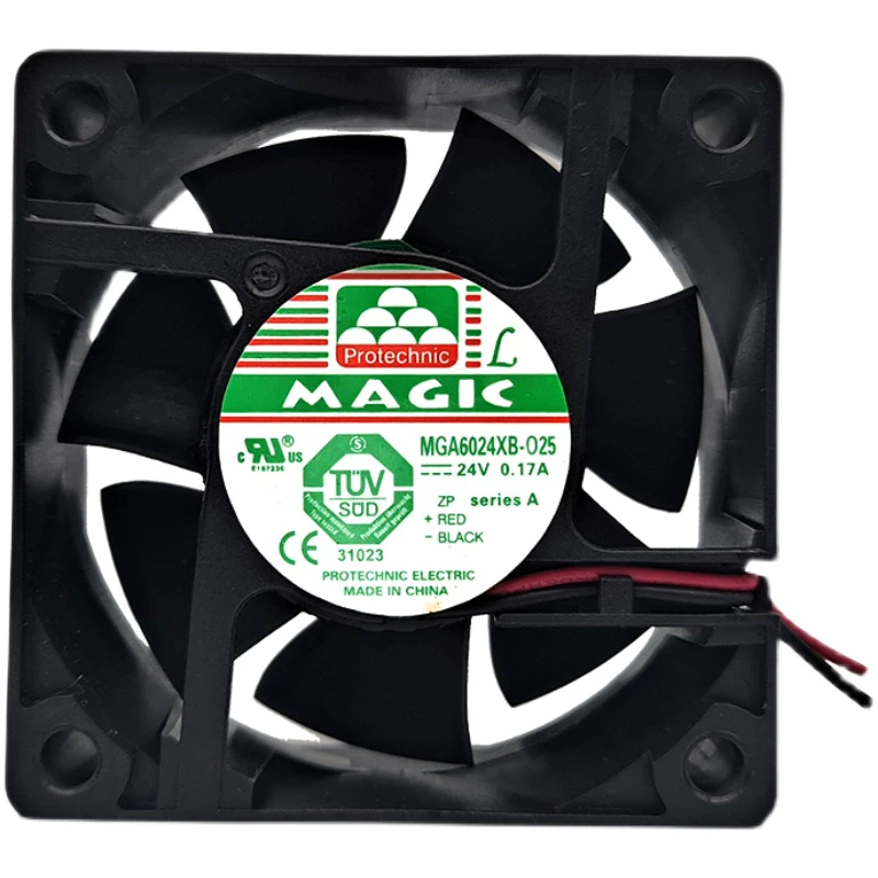 MGA6024XB-O25 A 24V 0.17A 4800RPM Protechnic Axial Fan