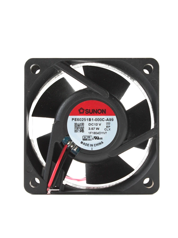 SUNON PE60251B1-000C-A99 6025 12v switch silent fan