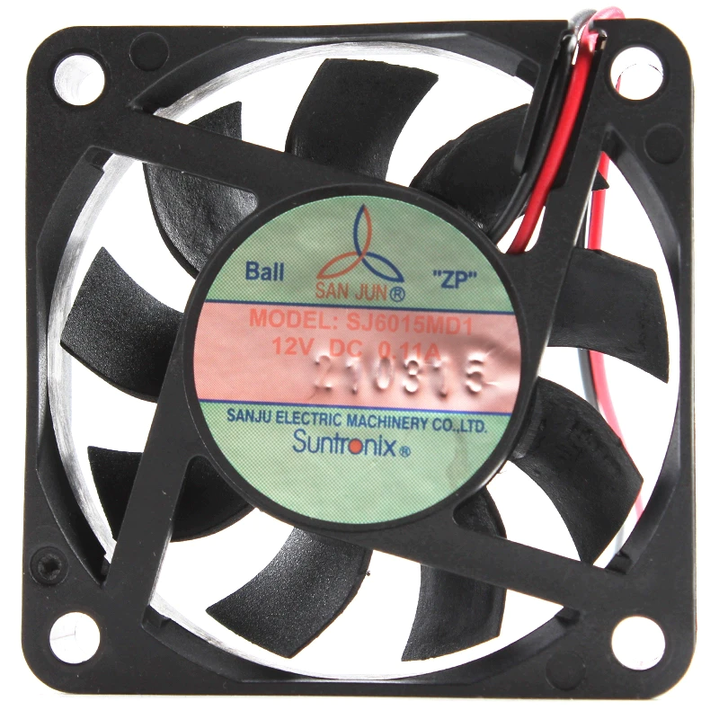 SJ6015MD1 Sanju 12V 0.11A axial fan