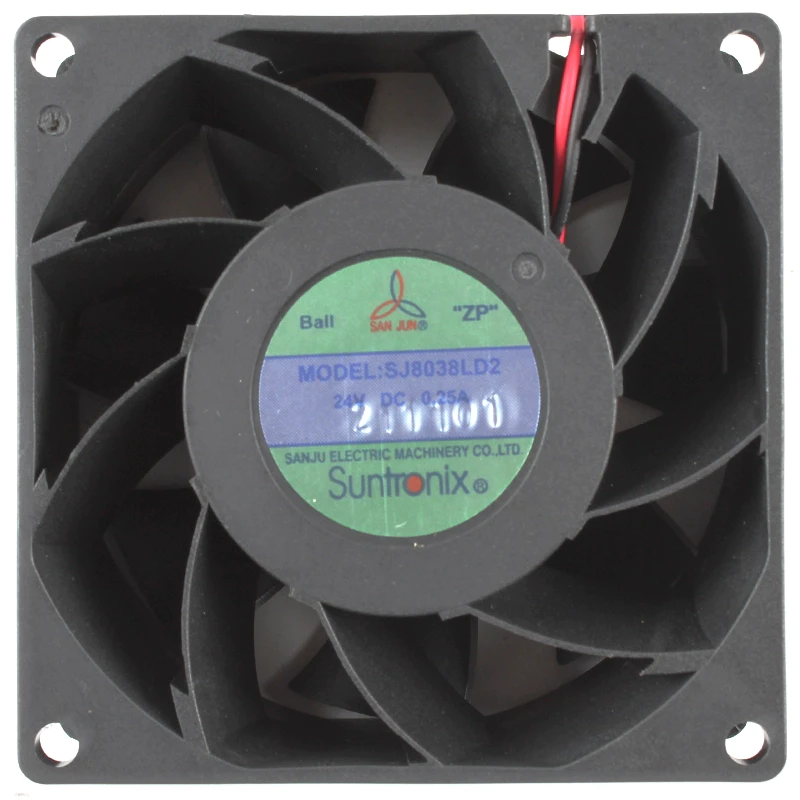 SJ8038LD2 Sanju 24V 0.25A ball silent fan