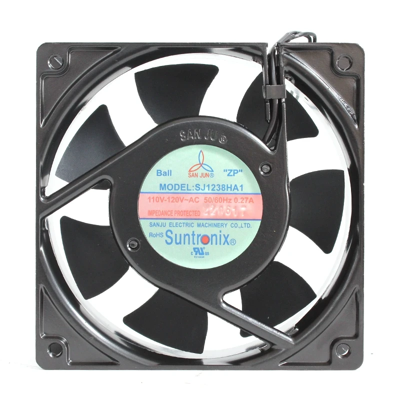 SJ1238HA1 Sanju 110V-120V 0.27A ball axial fan