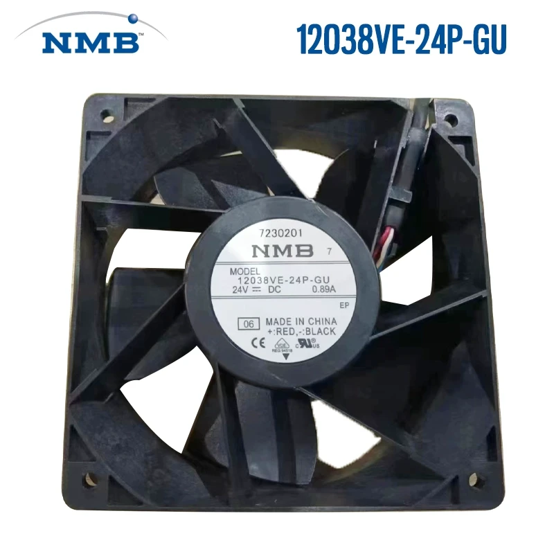 12038VE-24P-GU-06 NMB 24V0.89A IP68 fan