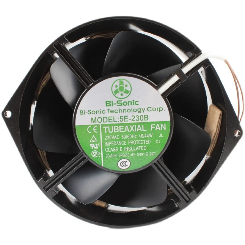 5E-230B (250℃) Bi-Sonic 230V fan