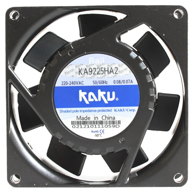 KAKU KA9225HA2 BT AC220V 0.08/0.07A ball bearing fan