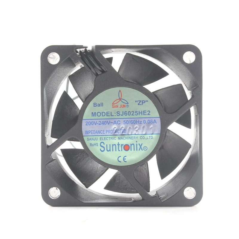 SJ6025HE2 SANJUN 200V-240V 0.08A cooling fan