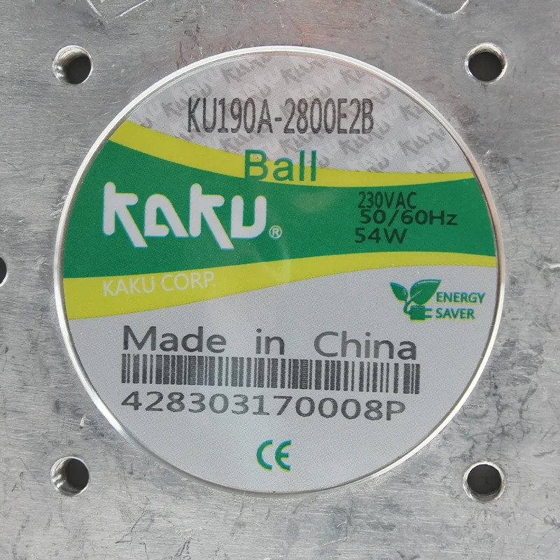 KU190A2800E2B KAKU 230V 54W AC centrifugal fan