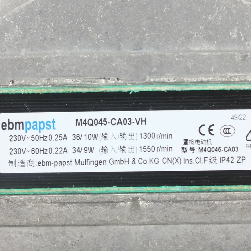ebmpapst M4Q045-CA03-VH 230V refrigerator fan motor