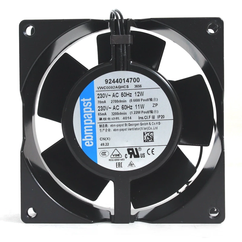 3656 ebmpapst 230V 12W axial fan