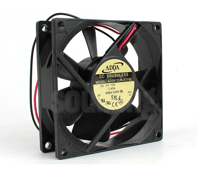 ADDA AD0812UB-A71GL 12V 0.45A inverter fan ADDA AD0812UB-A71GL 12V 0.45A inverter fan