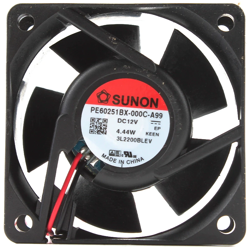 PE60251BX-000C-A99 SUNON 6025 12V 4.44W cabinet fan