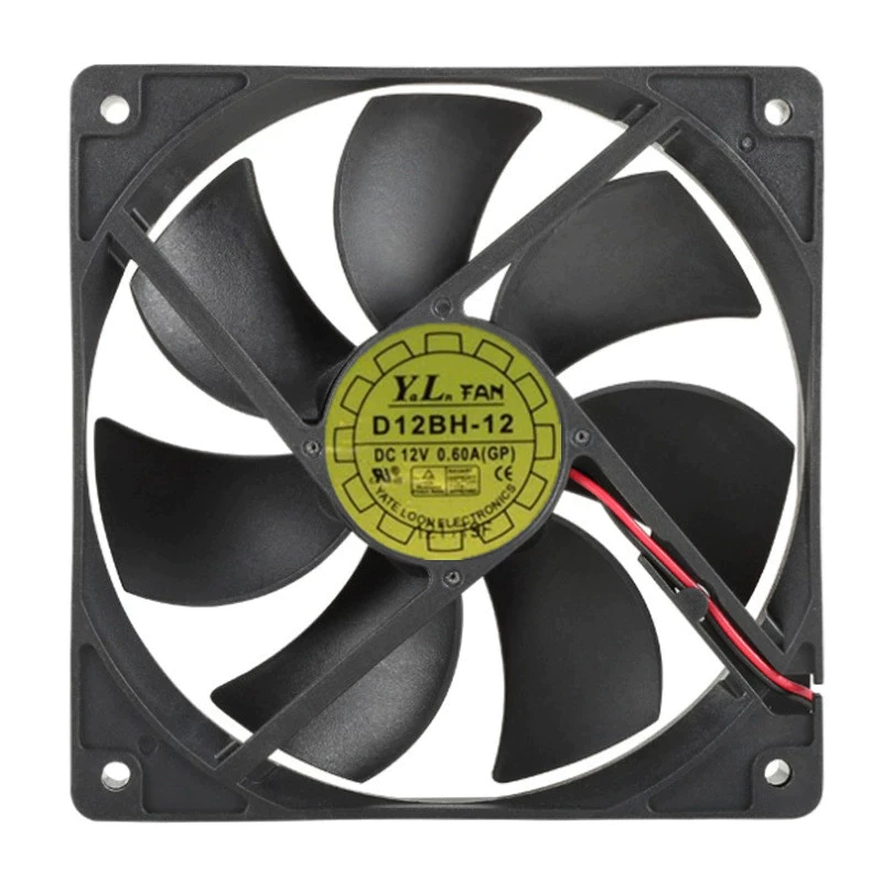 D12BH-12 DC12V 0.60A 12CM ultra-quiet fan