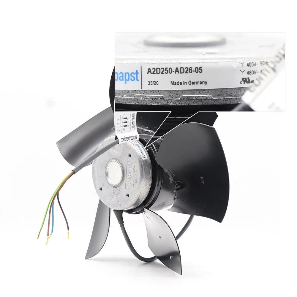 A2D250-AD26-05 ebmpapst 400V M2D068-DF spindle motor fan A2D250-AD26-05 ebmpapst 400V M2D068-DF spindle motor fan