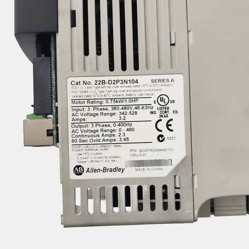 22B-D2P3N104 AB frequency converter