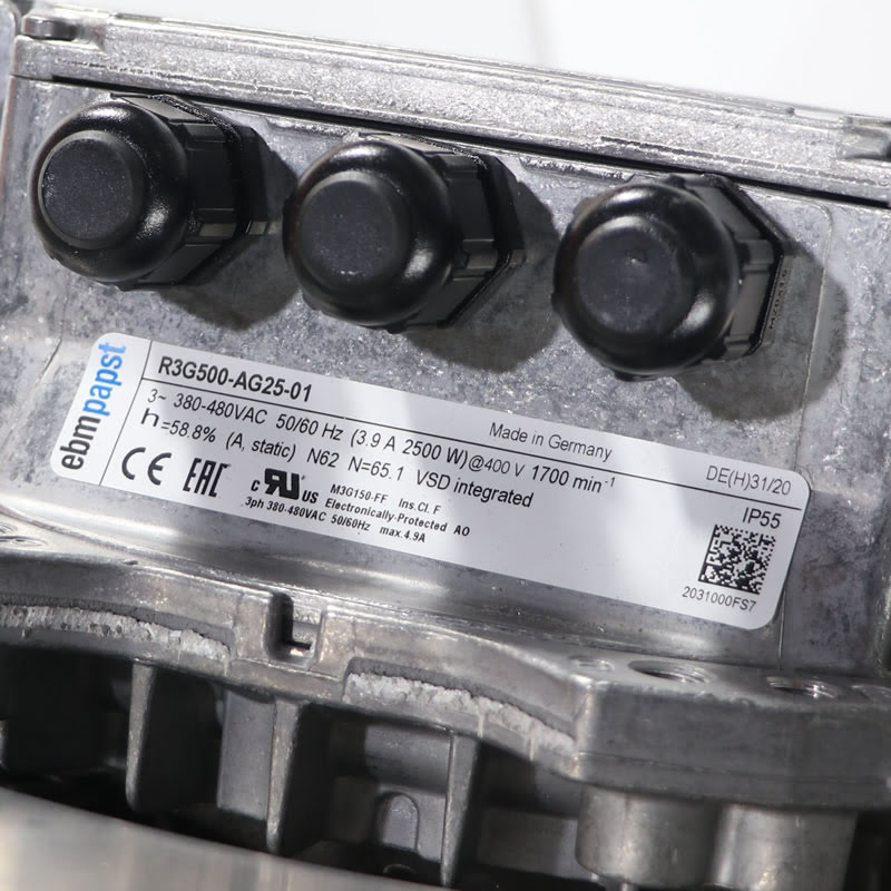 R3G500-AG25-01 ebmpapst centrifugal fan