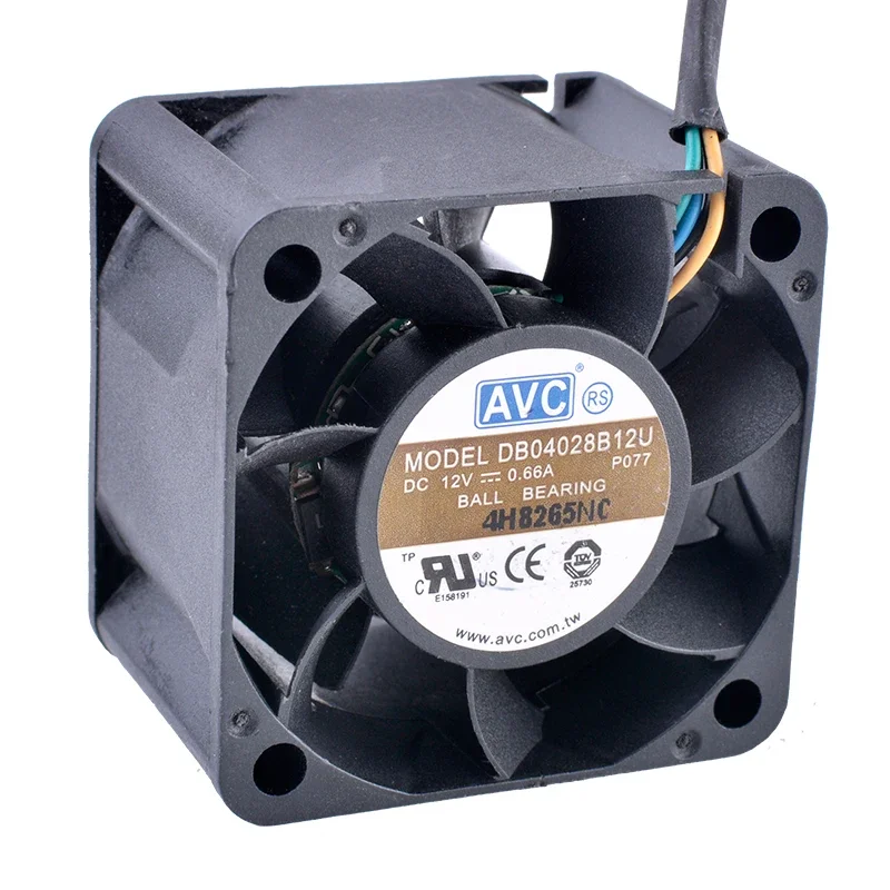 DB04028B12U AVC 40x40x28mm 12V 0.66A cooling fan