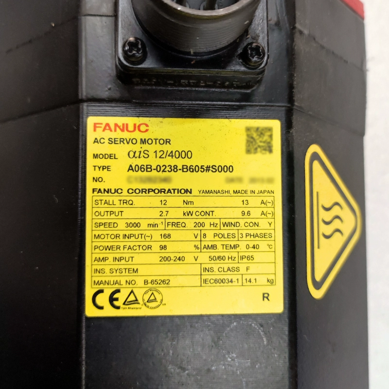 A06B-0238-B605 2238-B605 S000 Fanuc servo motor CNC A06B-0238-B605 2238-B605 S000 Fanuc servo motor CNC