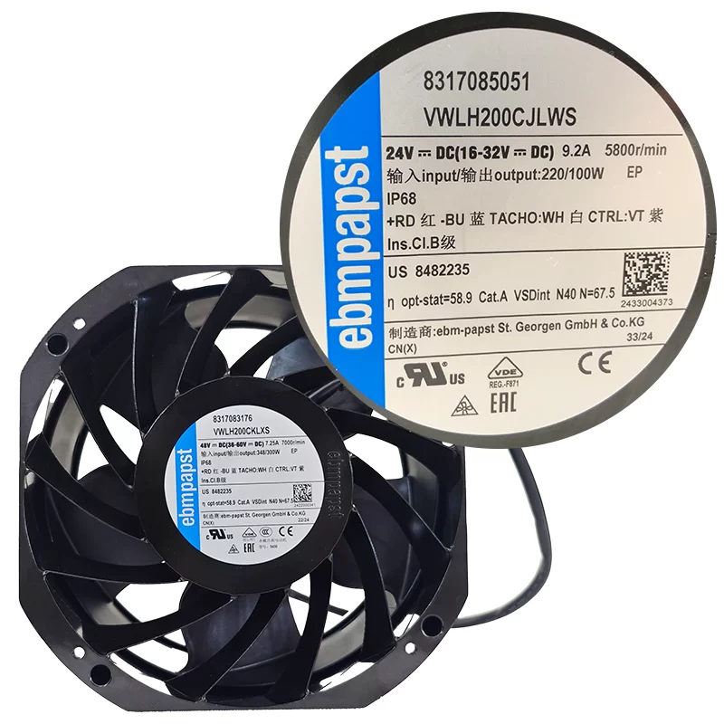 VWLH200CJLWS 8317085051 ebmpapst fan