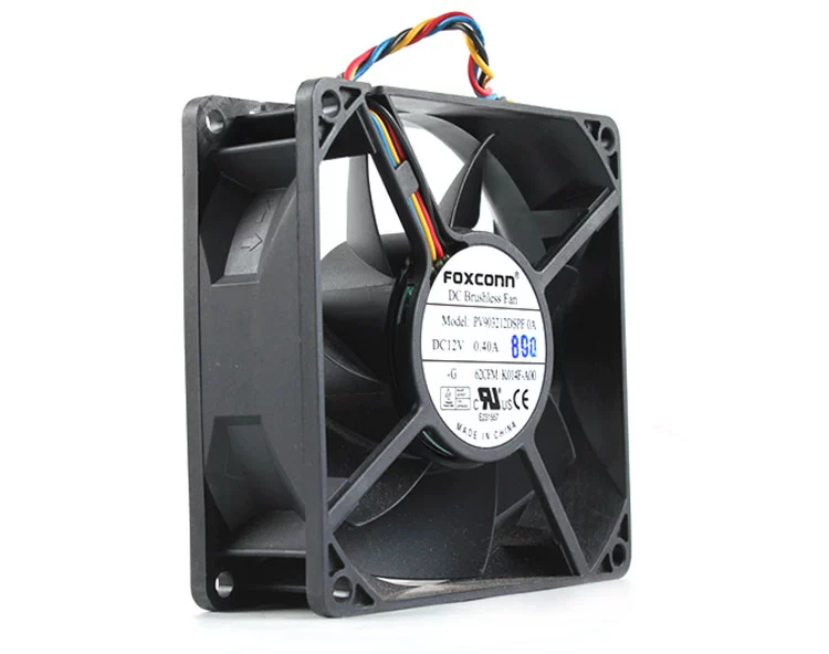 PV903212DSPF0A Foxconn 12V 0.60A 4-wire PWM fan PV903212DSPF0A Foxconn 12V 0.60A 4-wire PWM fan