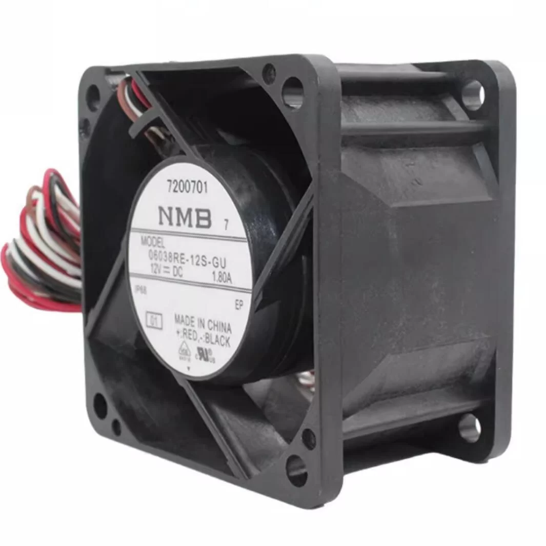 06038RE-12S-GU NMB 6038 12V 1.8A 6cm waterproof fan