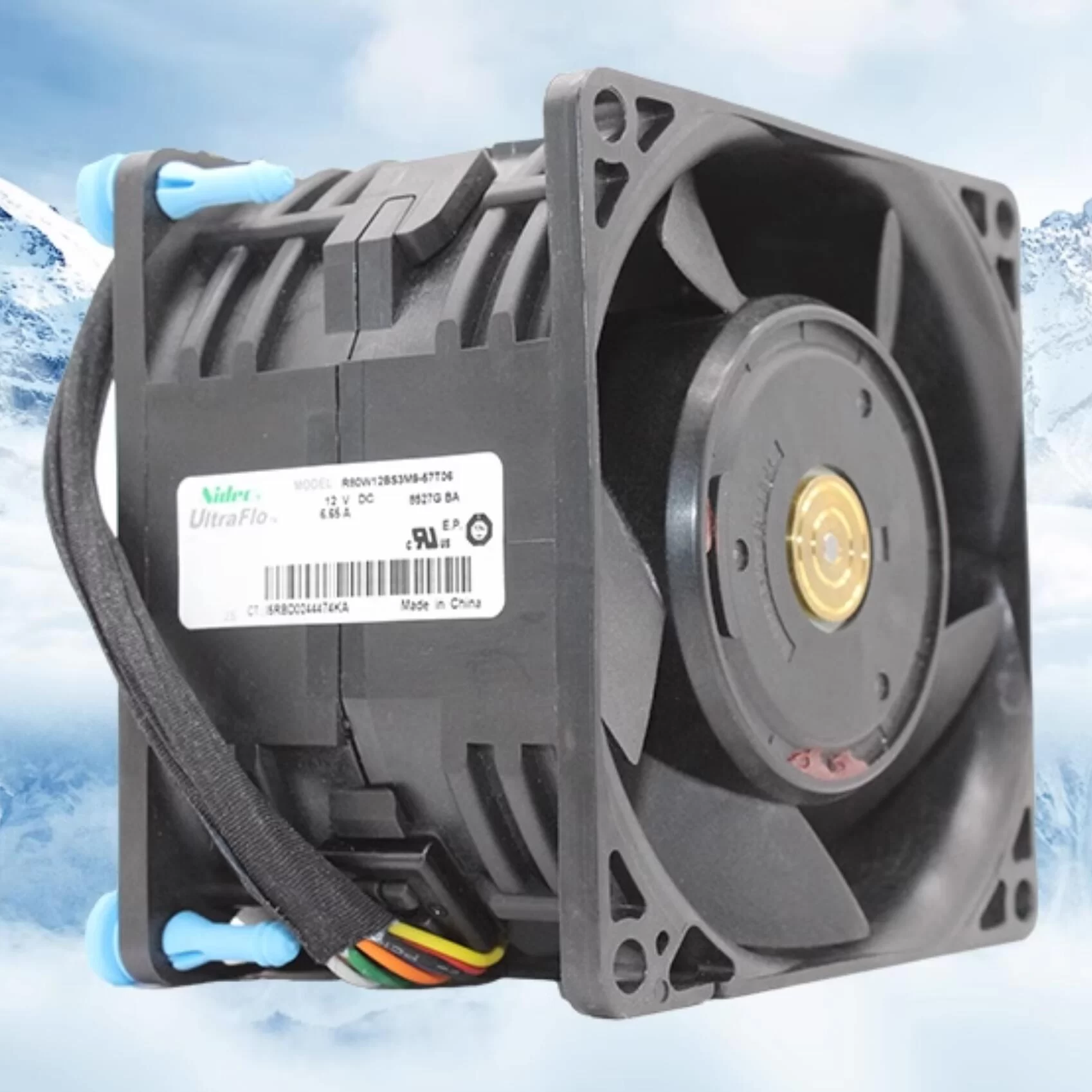R80W12BS3M9 Nidec 12V 6.5A 8cm high power PWM server fan