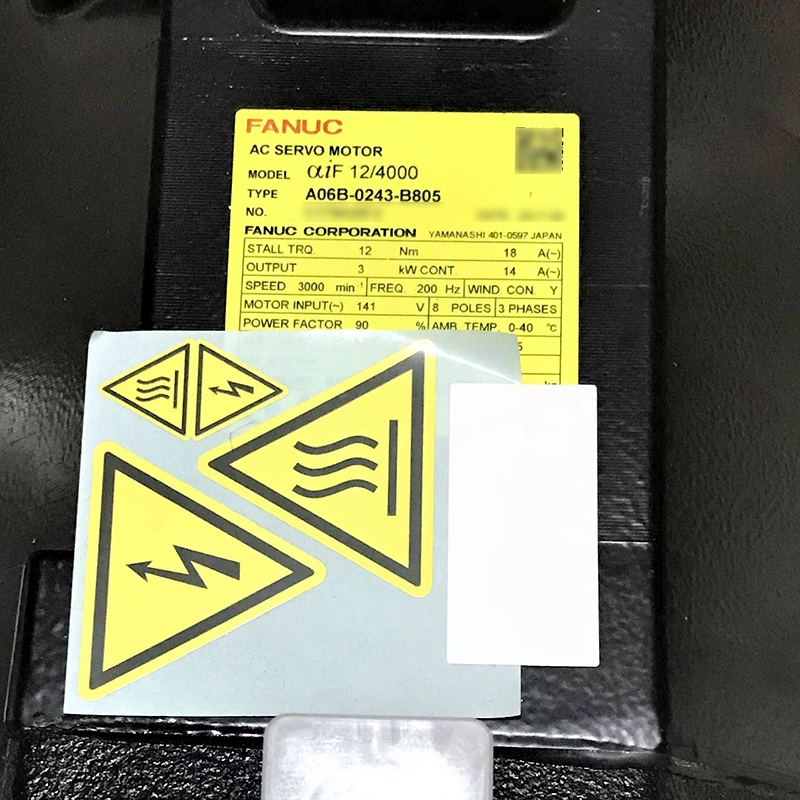 A06B-0243-B805 2243-B805 Fanuc servo motor A06B-0243-B805 2243-B805 Fanuc servo motor