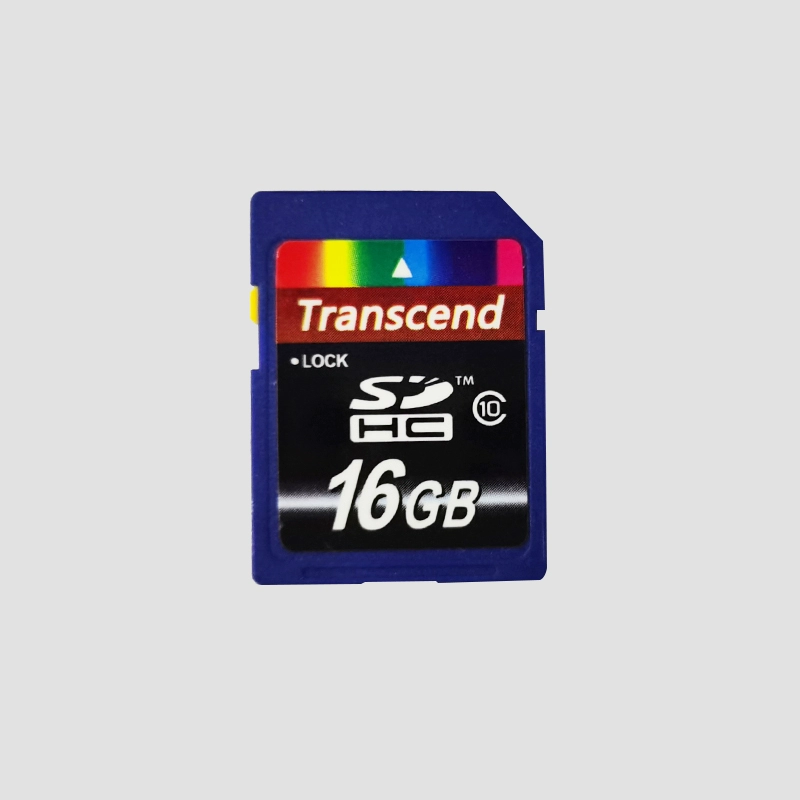 SD CARD Transcend 16GB memory storage card