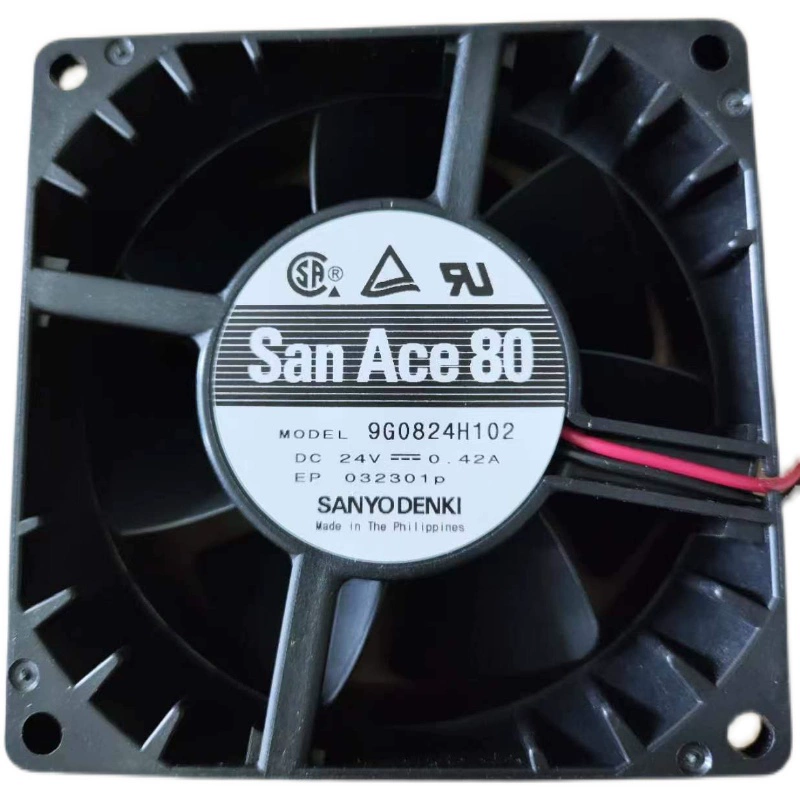9G0824H102 Sanyo Denki 24V 0.42A axial cooling fan