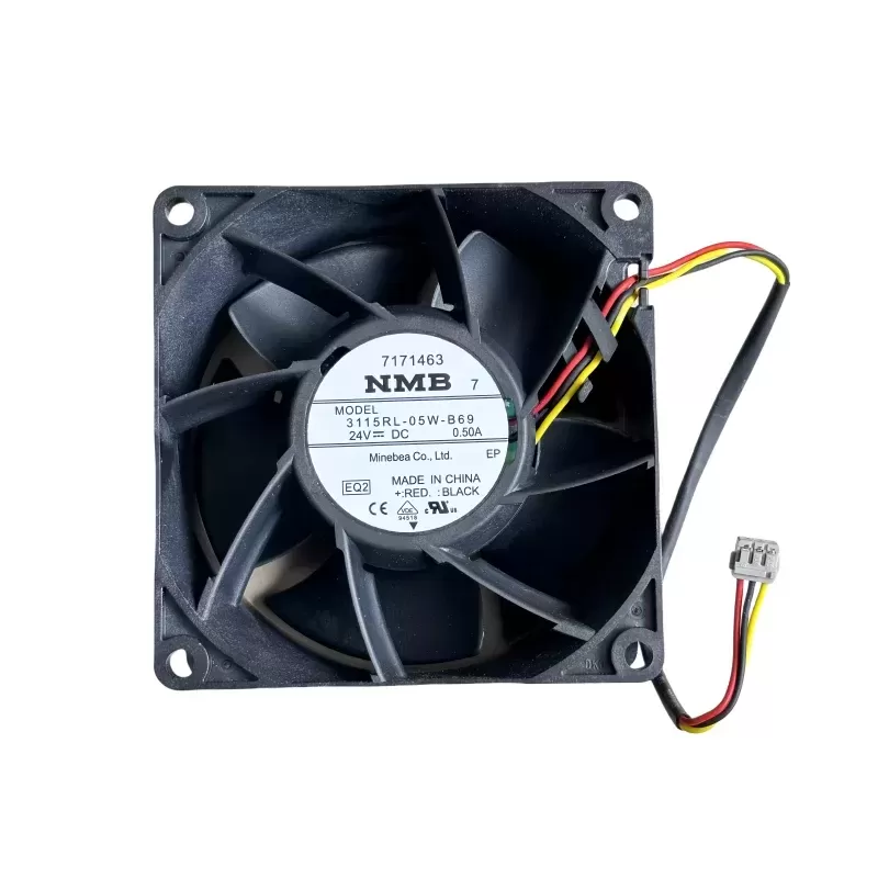 Ventola Di Raffreddamento 8cm 24V 0.50A NMB 3115RL-05W-B69 Per Inverter Schneider - 1PZ