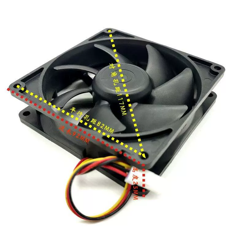 9WP0924G401 SanAce92W 9025 DC24V 0.19A waterproof fan 9WP0924G401 SanAce92W 9025 DC24V 0.19A waterproof fan