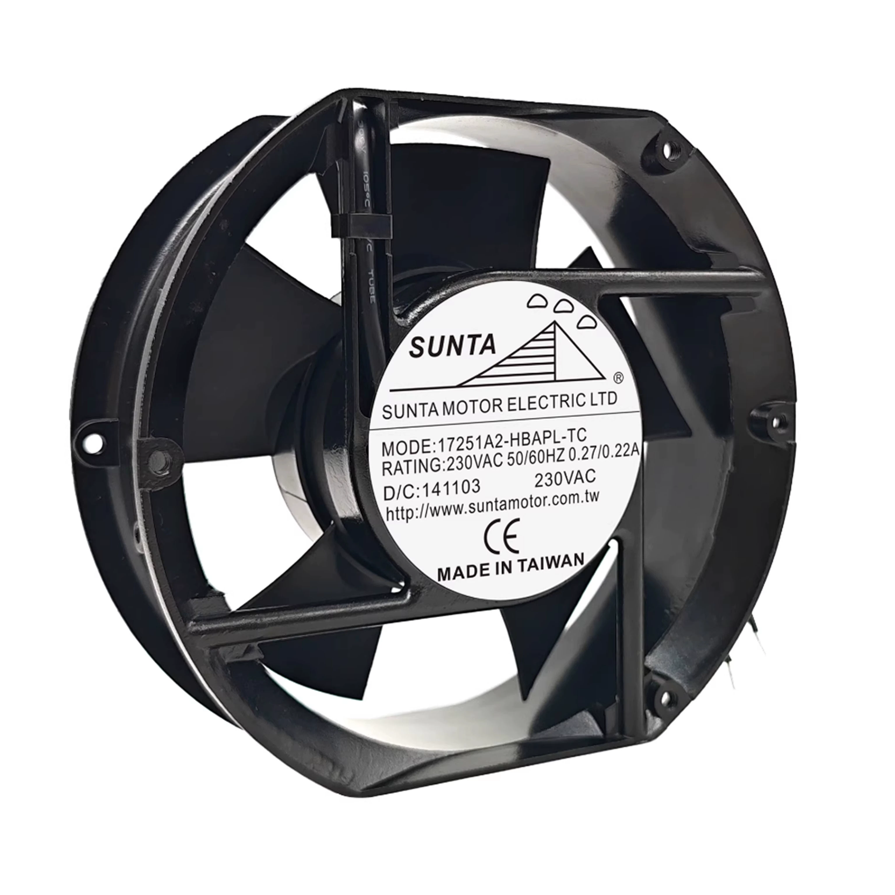 17251A2-HBAPL-TC SUNTA 230V Chassis cooling fan