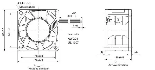 9GA0624P1J03 Sanyo 24V 0.75A ball PWM cooling fan 9GA0624P1J03 Sanyo 24V 0.75A ball PWM cooling fan