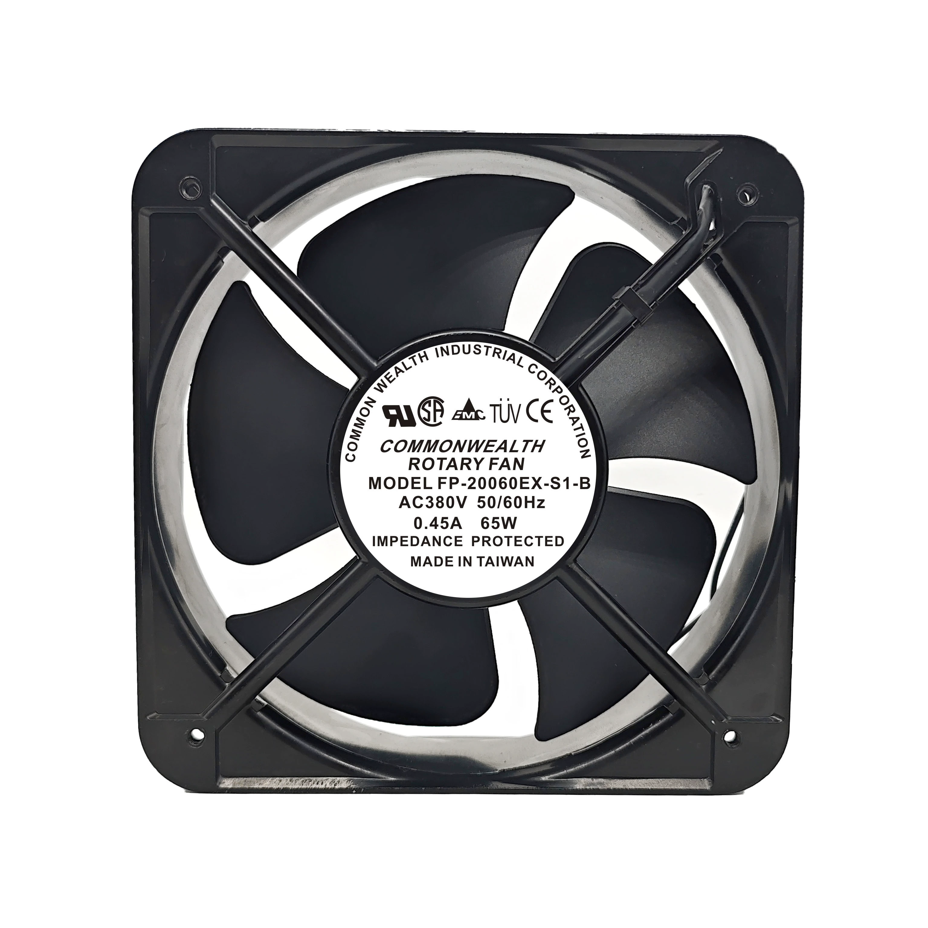 FP-20060EX-S1-B Commonwealth AC380V 0.45A 65W axial fan