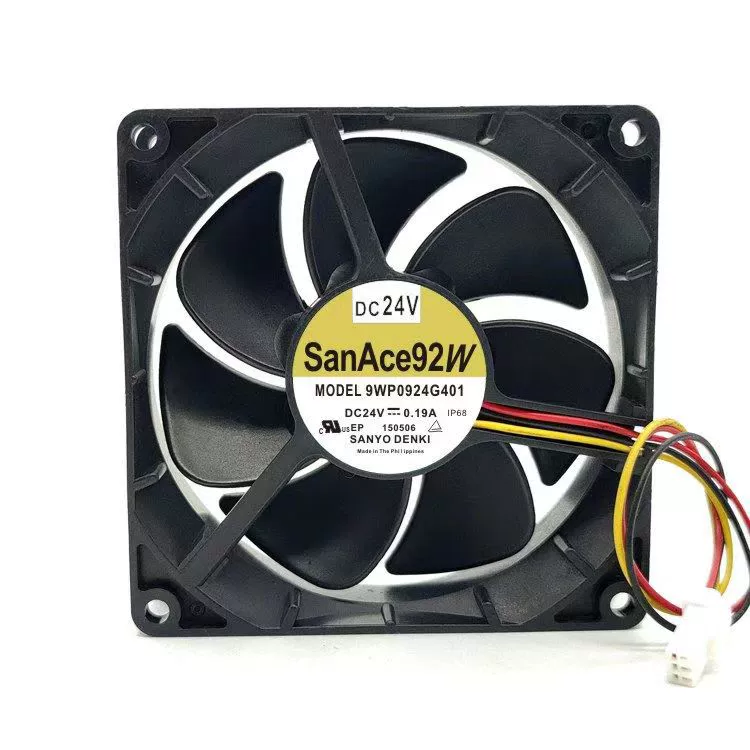 9WP0924G401 SanAce92W 9025 DC24V 0.19A waterproof fan
