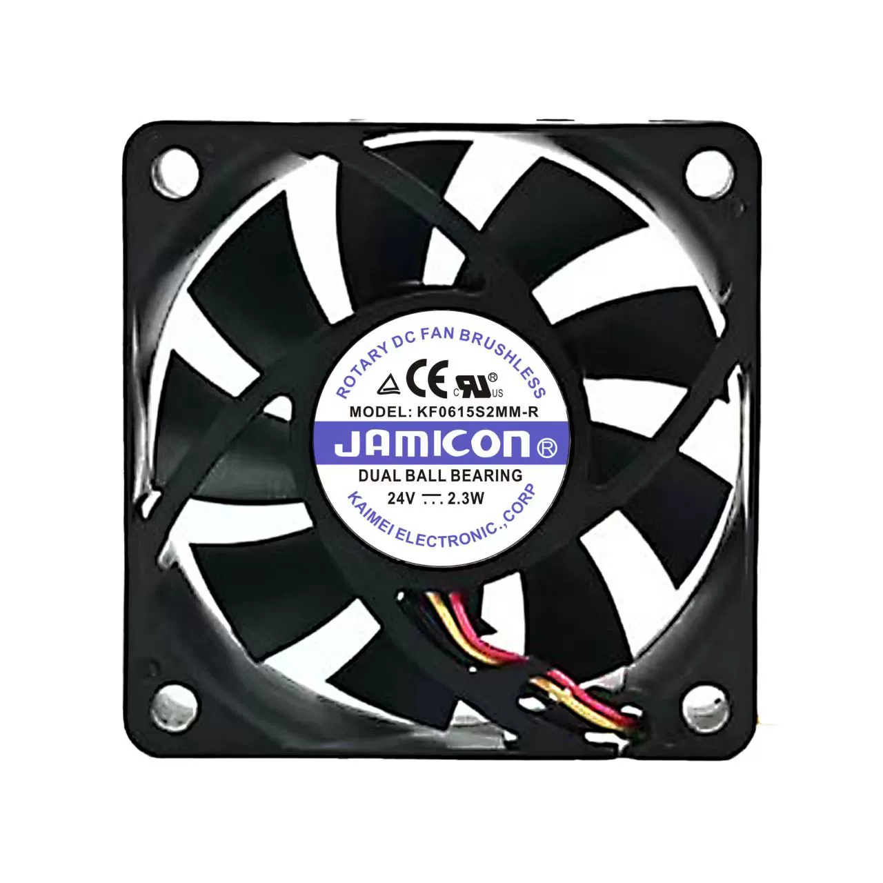 KF0615S2MM-R Jamicon DC24V 2.3W cooling fan KF0615S2MM-R Jamicon DC24V 2.3W cooling fan